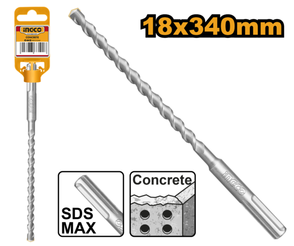 BROCA SDS MAX 18X340MM INGCO DBH1241802