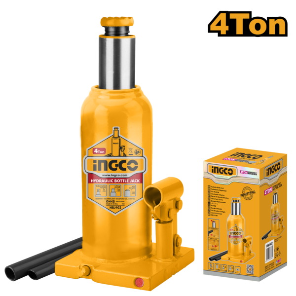 MACACO HIDRÁULICO TIPO GARRAFA 4TON INGCO HBJ402