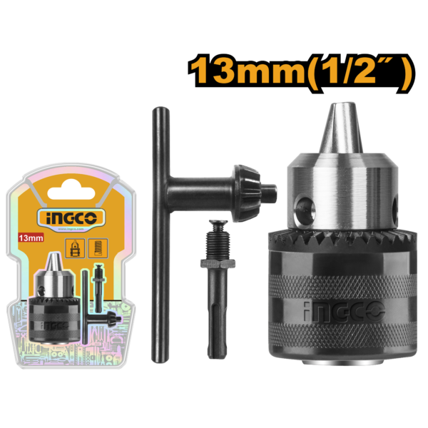 MANDRIL C/CHAVE 13MM/1/2" ROSCA 1/2" INGCO KC1301.1